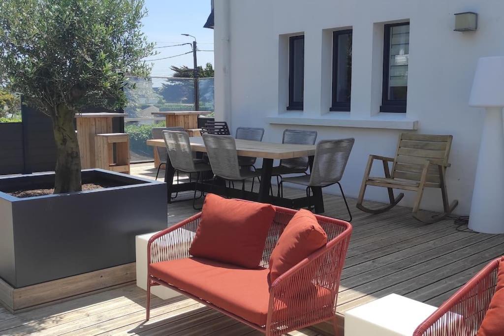 Superbe Maison Familiale A 50 M De La Plage 孔卡尔诺 外观 照片